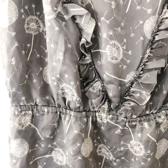 Banana Republic Grey Satin Dandelion Tanktop - Picture 2 of 6